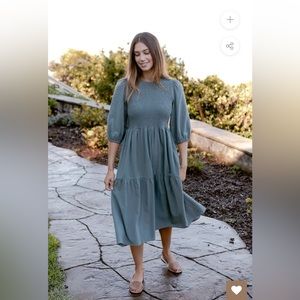 NWOT Neuflora Waterford Dress - Navy